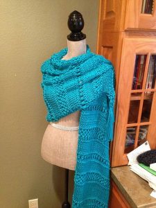 Free, Easy and Knit Prayer Shawl in Triple Stitch Pattern | Knitting Things