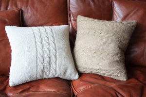 Cable Knit Pillow Covers