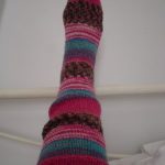 Knee High Hand Knitted Slipper Socks