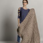 Knitting Pattern for Gray Sweater Throw with Cables