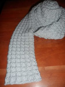 Free Knitting Pattern for Men’s Ribbed Scarf | Knitting Things