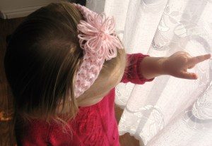 Loom Knit Baby Headband