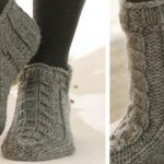Cable Knit Ankle Socks
