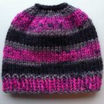 Free Easy Ponytail Beanie Hat Knitting Pattern