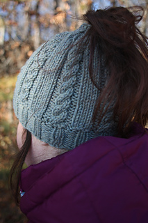 Knit Ponytail Hat Pattern