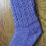 Mock Cable Socks Knitting Pattern