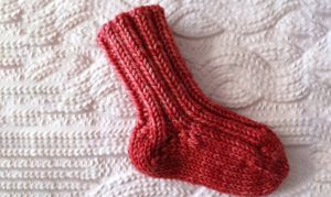 Baby Socks Knitting Pattern Circular Needles