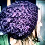 Cable Knit Slouchy Hat Pattern Free