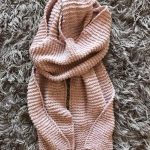 Chunky Knit Blanket Scarf