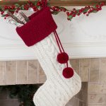 Free Chunky Cable Knit Christmas Stocking Pattern