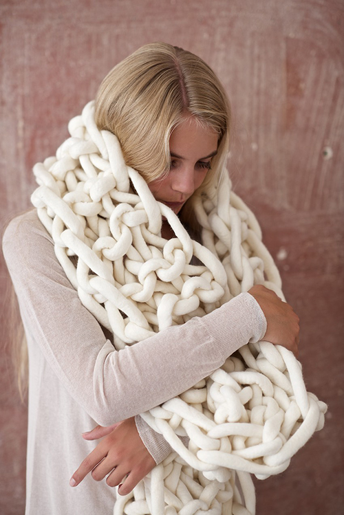 Giant Chunky Knit Scarf