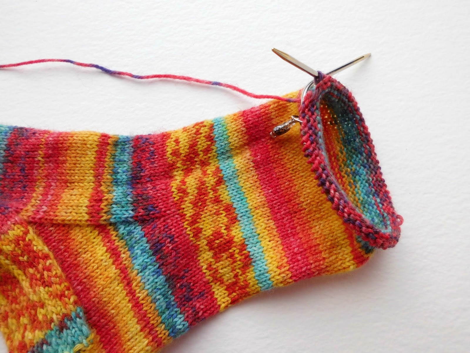 How to Knit a Sock on Circular Needles Knitting Things