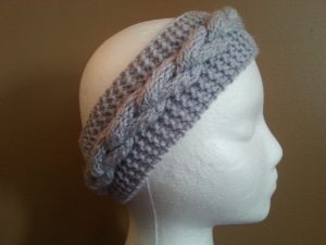 Loom Knit Braided Headband