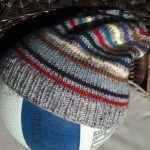 Striped Slouchy Hat Knitting Pattern