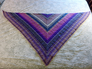 Triangle Shawl Knitting Pattern Garter Stitch